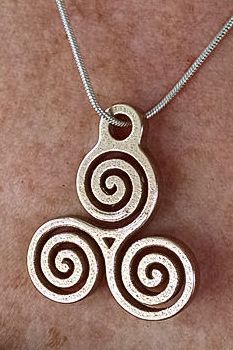 Nimue's triskelion
          pendant