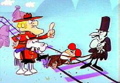 Dudley, Nell, and Snidely