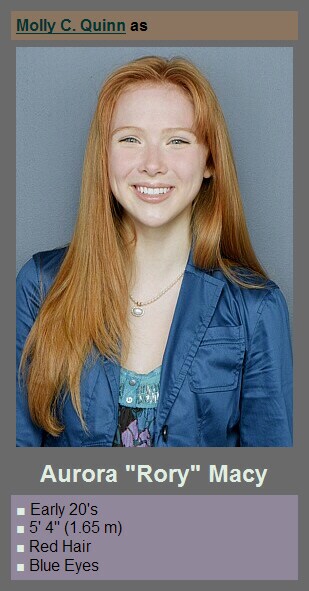 Molly C Quinn as Rory Macy